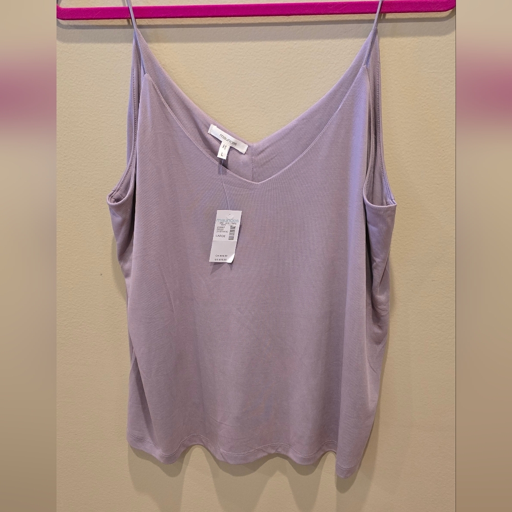 Womens, violet blouse, tags attached, large
